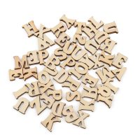Decoratiune de lemn pentru scrapbooking - Literele alfabetului A-Z