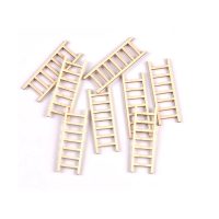 Decorație din lemn pentru scrapbooking - Fundițe, 20 bucăți