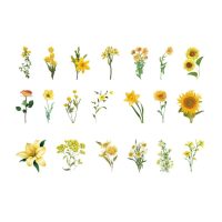 Autocolante de Scrapbooking - Floarea Soarelui 05, 40 bucăți