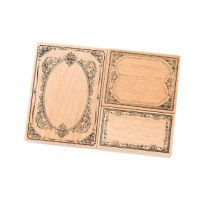 Ștampile de scrapbooking pentru rame - C, 3 bucăți