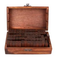 Ștampile de scrapbooking literale și numerice - Stil standard, 1 pachet