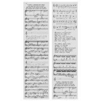 Bandelettes Washi din Plastic de Scrapbooking - Notes, C