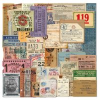 Autocolante vintage estetice de scrapbooking - 50 bucăți