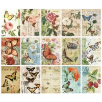 Hârtie decorativă de scrapbooking pentru decoupage - Fluturi, 30 foi
