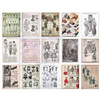 Hârtie decorativă în bloc - Tip B, 60 bucăți