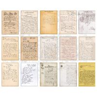 Hârtie decorativă pentru scrapbooking în bloc - Tip F, 60 bucăți