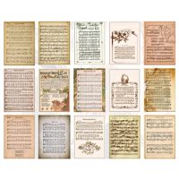 Hârtie decorativă pentru scrapbooking în bloc - Tip J, 60 bucăți