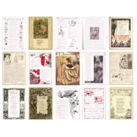 Hârtie decorativă pentru scrapbooking în bloc - Tip M, 60 bucăți