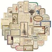 Autocolante vintage pentru scrapbooking - 70 bucăți
