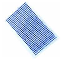 Autocolante acrilice pentru scrapbooking - 750 pietre, cu albastru închis