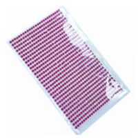 Autocolante acrilice pentru scrapbooking - 750 pietre, roz închis