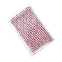 Autocolante acrilice pentru scrapbook - 750 pietricele, roz deschis