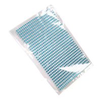 Autocolante acrilice pentru scrapbook - 750 pietricele, albastre deschise