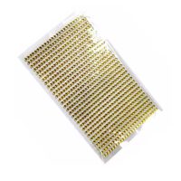 Abțibilduri acrilice Scrapbooking - 750 pietre, aurii