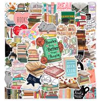 Autocolante pentru scrapbook - Cărți și pisici, 50 bucăți