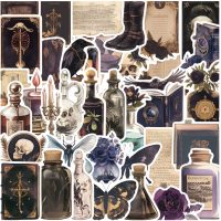 Autocolante întunecate pentru scrapbook - 50 bucăți