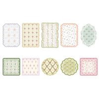 Scrapbooking hârtie decorativă vintage dantelată - Model B, 30 foi