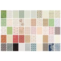 Bloc de scrapbooking cu hârtii decorative cu modele - 100 foi, model A