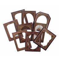 Scrapbooking decorativă hârtie cartonată - Vintage retro frame, 10 bucăți