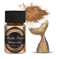 Pigment metalic pentru scrapbooking - Gold antic, 20 ml