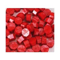 Scrapbooking ceară de sigiliu cu perle - Roșu A8, 100 bucăți