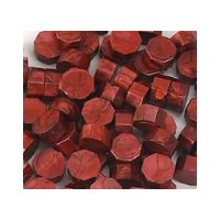 Ceară de sigilare cu perle pentru scrapbooking - Roșu Rubin D1, 100 bucăți