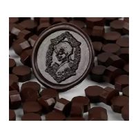 Ceară de sigilare cu perle pentru scrapbooking - Maro Întunecat D5, 100 bucăți