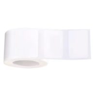 Rolă de etichete autocolante pentru imprimanta termică - Alb, 30 x 20 mm