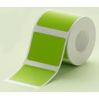 Role de scrapbooking cu autocolante termic - Verde, 40 x 30 mm