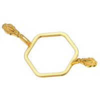 Formă de scrapbooking pentru ceară - Aurie, model C