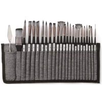 Set de pictură pentru scrapbooking - Spatule și pensule