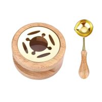 Set de scrapbooking pentru topirea ceară sigiliu - Bej