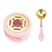 Set de scrapbooking pentru topirea ceară sigiliu - Roz