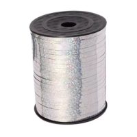 Scrapbooking panglică strălucitoare subțire - Argintie, 460 metri
