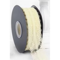 Scrapbooking dantelă - Bej, 45 metri