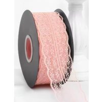 Scrapbooking dantelă - Roz deschis, 45 metri