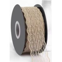 Scrapbooking dantelă - Khaki, 45 metri