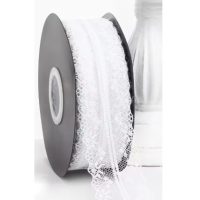 Scrapbooking dantelă - Albă, 45 metri