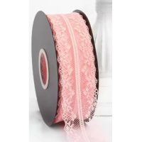 Scrapbooking dantelă - Roz deschis, 45 metri