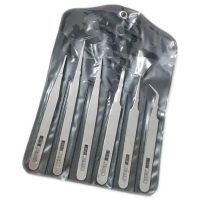 Set scrapbooking cu pensete din oțel inoxidabil - Argintiu, 6 bucăți