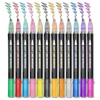 Pixuri metalice colorate pentru scrapbooking - 12 bucăți