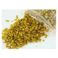 Scrapbooking art miniaturi frunze - Numărul 5, galben