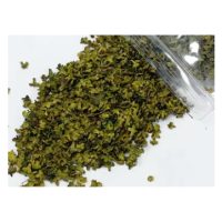 Scrapbooking art miniaturi frunze - Numărul 7, verde măsliniu