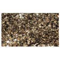 Scrapbooking art miniaturi frunze - Numărul 8, maro închis