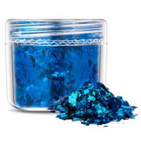 Decorațiuni de scrapbooking din folie metalică - Albastru închis, JB01