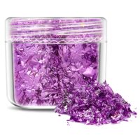 Decorațiuni de scrapbooking din folie metalică - Violet deschis, JB05