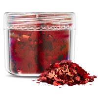 Decorațiuni de scrapbooking din folie metalică - Roșie, JB07