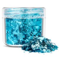 Decorațiuni de scrapbooking din folie metalică - Albastră deschisă, JB10