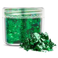 Decorațiuni de scrapbooking din folie metalică - Verde închis, JB11