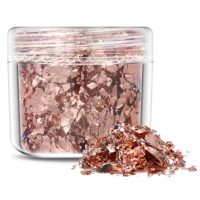 Decorațiuni de scrapbooking din folie metalică - Roz aurie, JB13